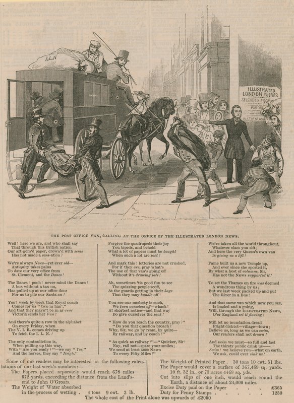 Pošta v kanceláři Illustrated London News od English School