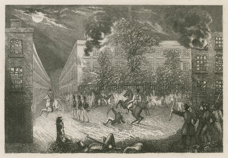 Nepokoje v Bristolu, 1831 od English School