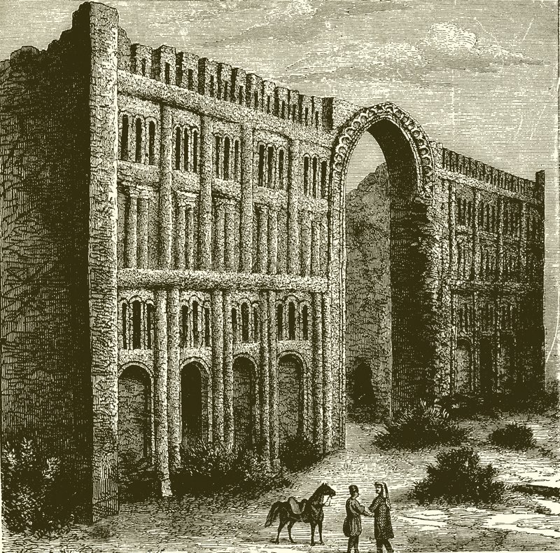 Ruiny babylonského paláce od English School