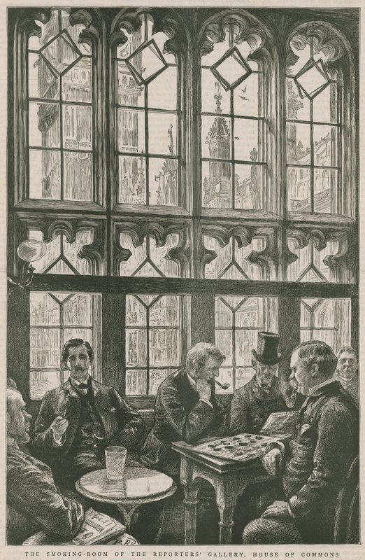 Kuřárna Reporters Gallery, Dolní sněmovna od English School