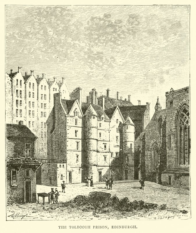 Tolbooth vězení, Edinburgh od English School