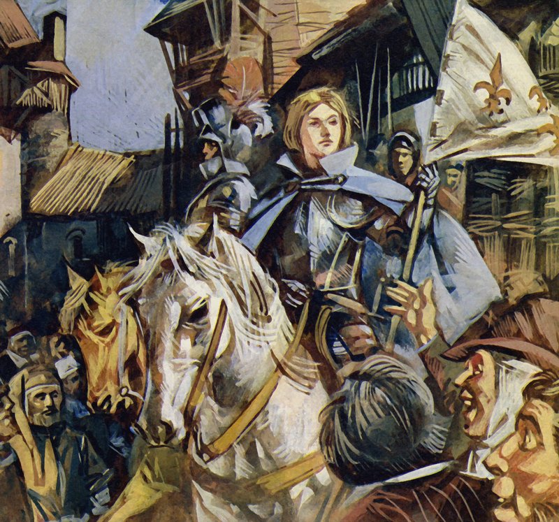 Obyvatelé Orleansu jásali z příchodu Joan od English School