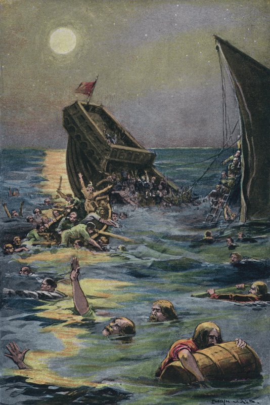 Vrak Bílé lodi přepravující jediného syna anglického krále Jindřicha I. u pobřeží Normandie od English School