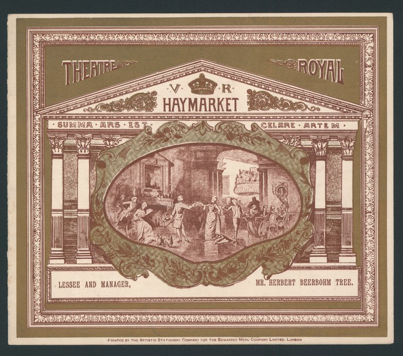 Theatre Royal, Haymarket, Londýn od English School