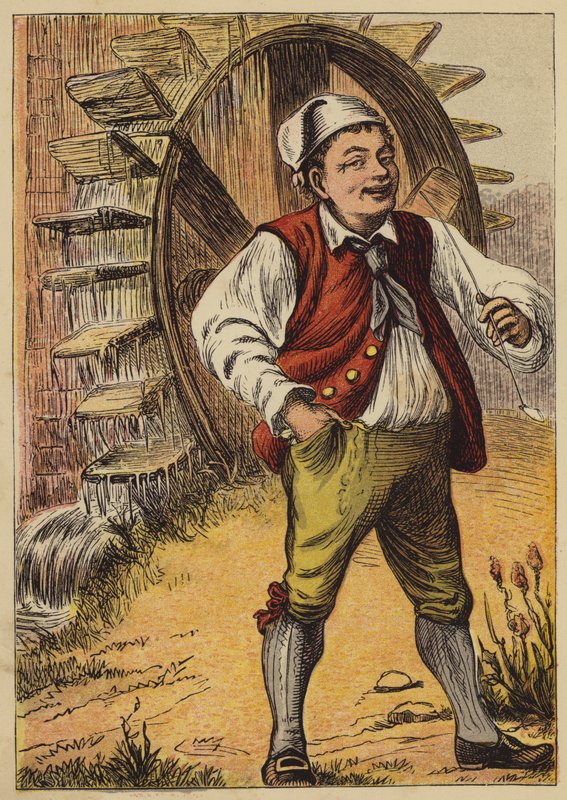 There Was A Jolly Miller (barevná rytina) od English School