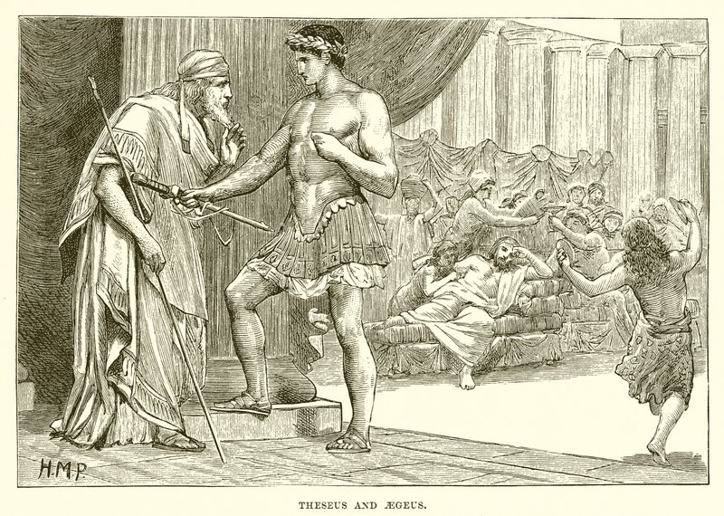 Theseus a Aegeus od English School