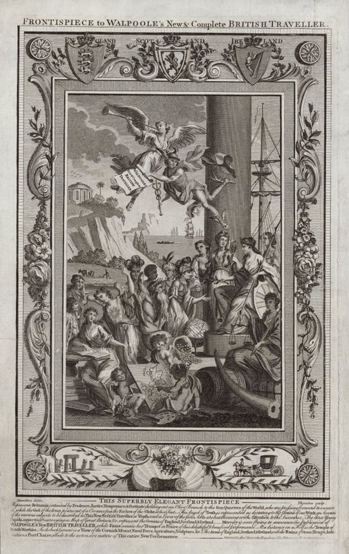 Tento skvěle elegantní Frontispiece od English School