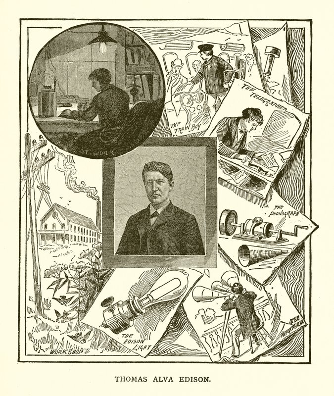 Thomas Alva Edison od English School