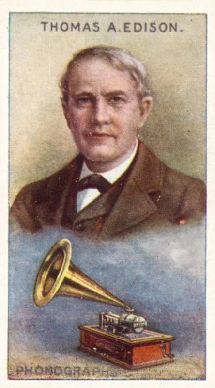 Thomas Alva Edison, fonograf od English School