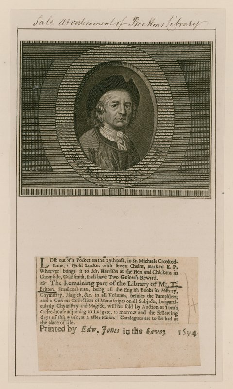 Thomas Britton, hudební malý uhlíř od English School