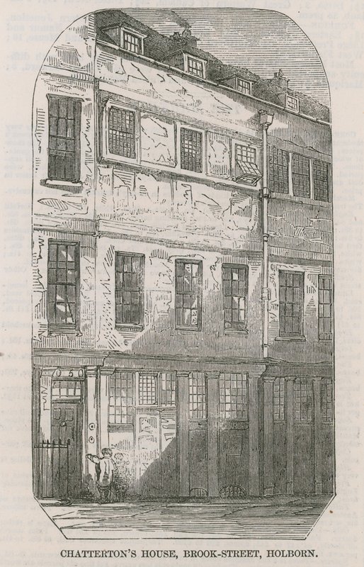 Thomas Chatterton House, Brooke Street, Holborn, Londýn od English School