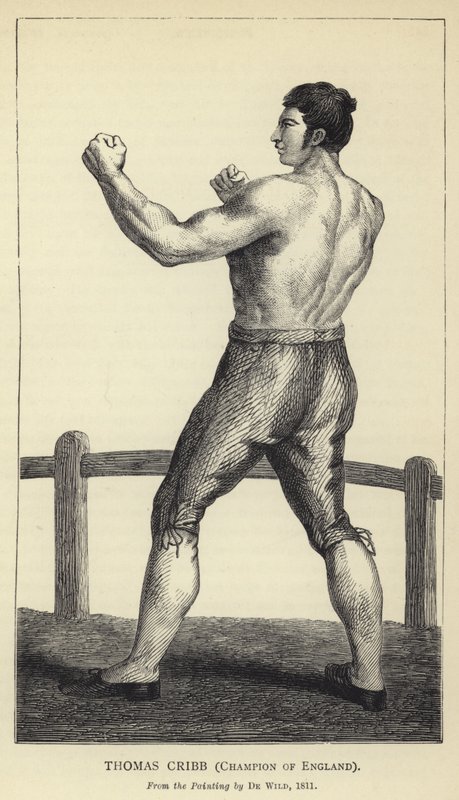 Thomas Cribb, mistr Anglie, z malby De Wilda, 1811 od English School