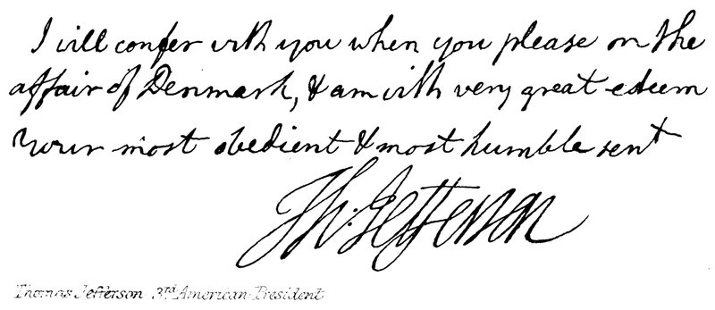 Thomas Jefferson, 3. americký prezident od English School
