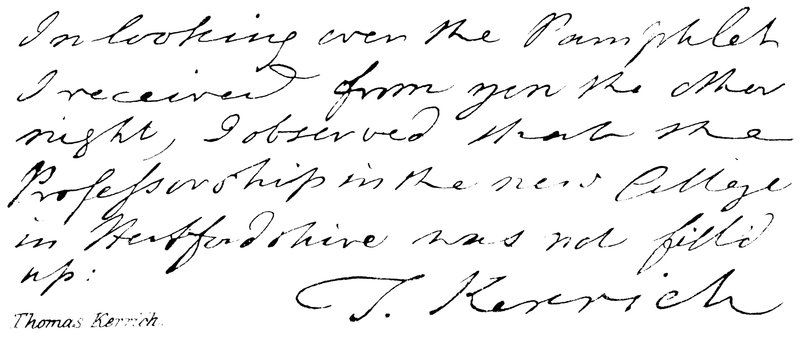 Thomas Kerrich od English School