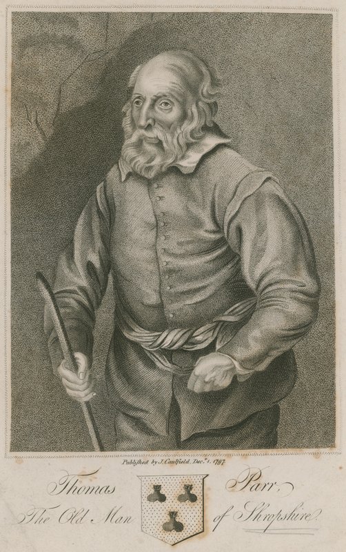 Thomas Parr, starý muž ze Shropshire od English School