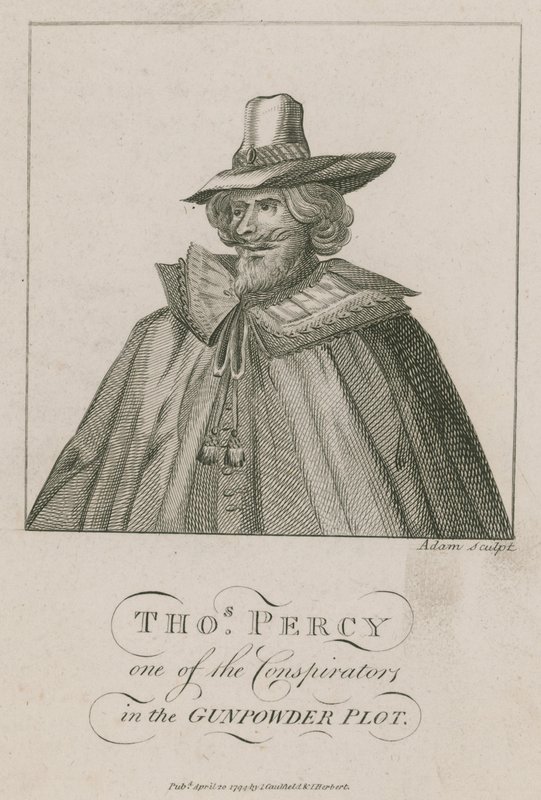 Thomas Percy, jeden ze spiklenců v spiknutí střelného prachu od English School