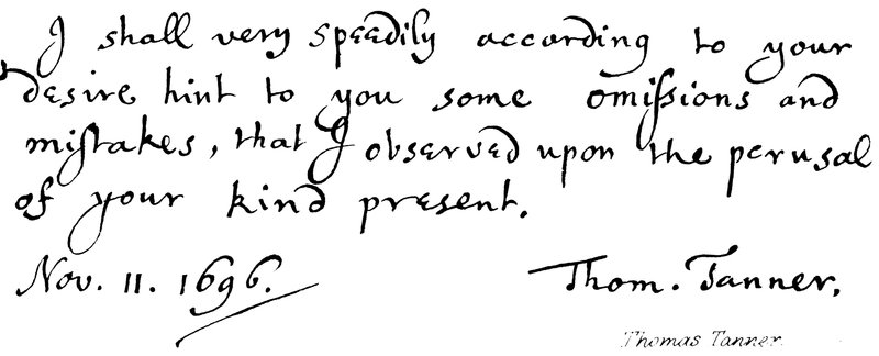 Thomas Tanner od English School