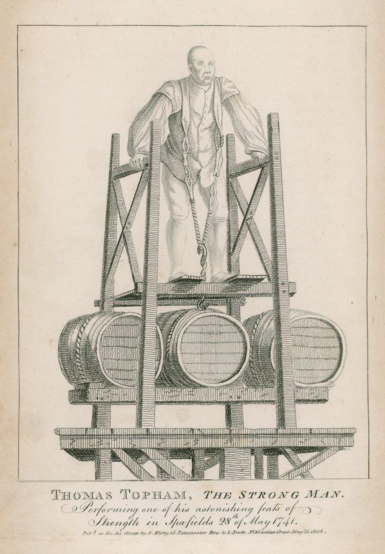 Thomas Topham, silný muž Islingtonu od English School