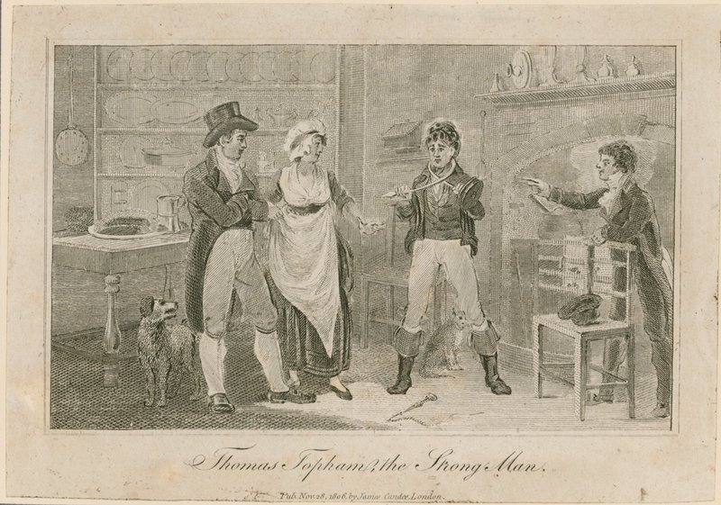 Thomas Topham, silný muž Islingtonu od English School