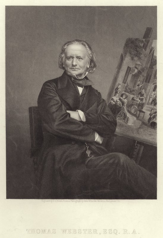 Thomas Webster , anglický žánrový malíř od English School