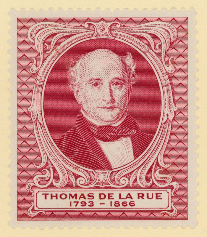 Thomas de la Rue , britský tiskař od English School