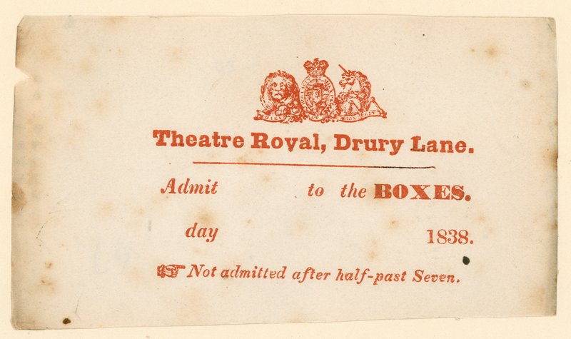 Vstupenka do divadla Drury Lane v Londýně od English School