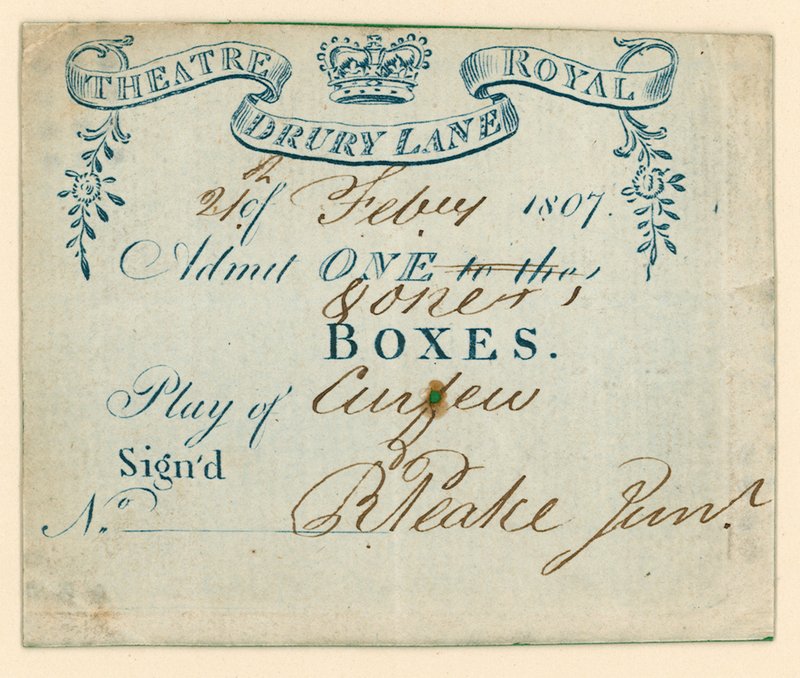 Vstupenka do divadla Drury Lane v Londýně od English School