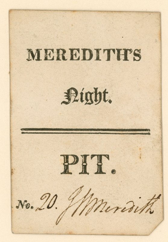Vstupenka do divadla Drury Lane, Londýn: Merediths Night od English School