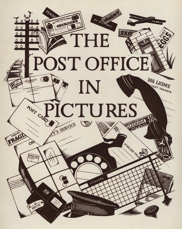 Ilustrace na titulní straně pro The Post Office in Pictures od English School