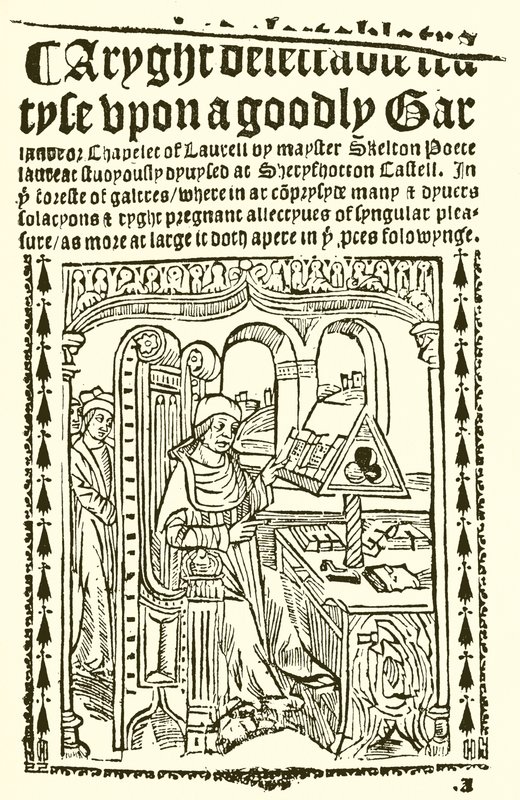 Titulní strana Johna Skeltonse Goodly Garlande od English School