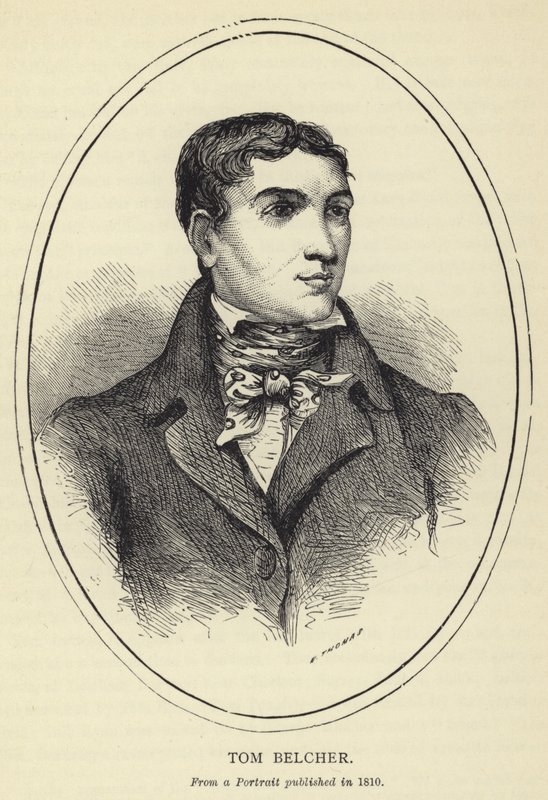 Tom Belcher, From a Portrait vydaný v roce 1810 od English School