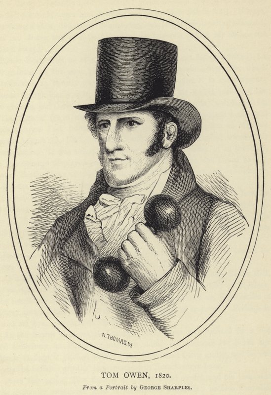 Tom Owen, 1820, Z portrétu od George Sharplese od English School