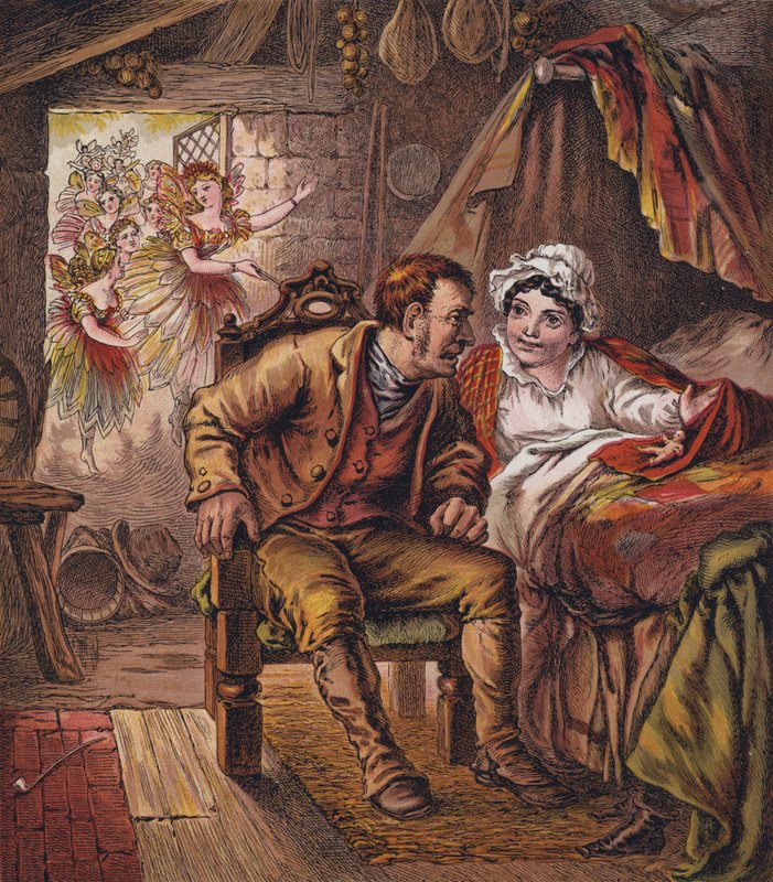 Tom Thumb (barevná litografie) od English School