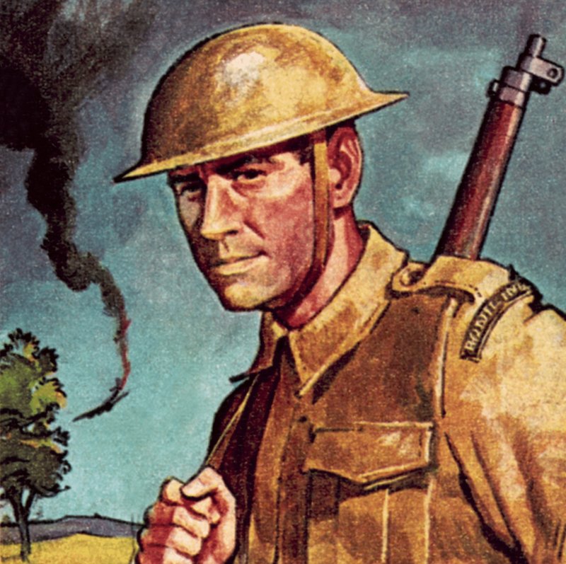 Tommy Atkins, přezdívka pro soukromého vojáka v britské armádě od English School