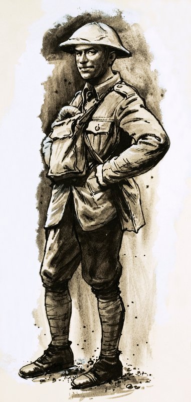 Tommy Atkins, vracející se hrdina první světové války od English School
