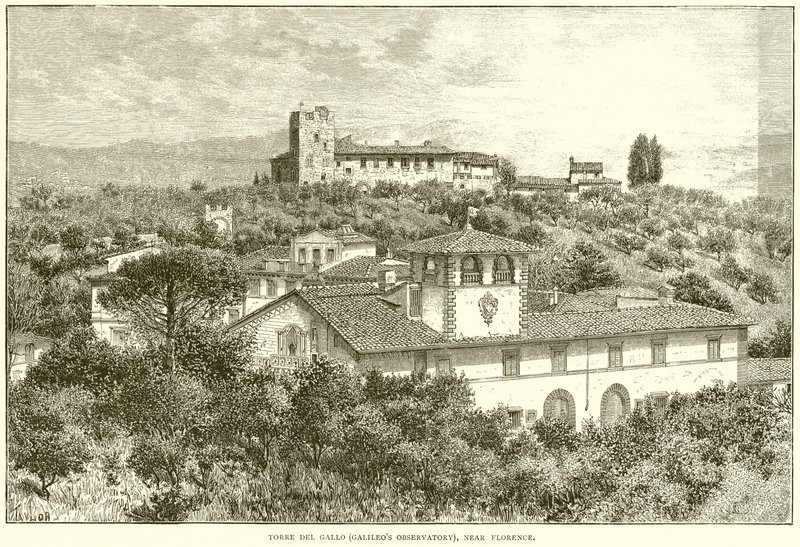 Torre Del Gallo (observatoř Galileos), poblíž Florencie od English School