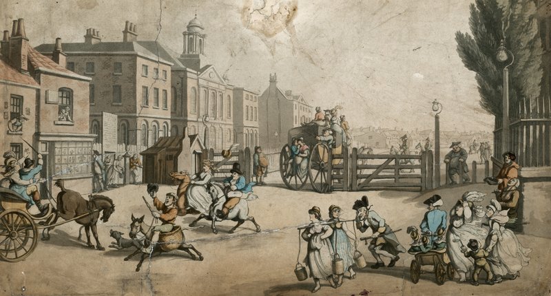 Tottenham Court Road Turnpike od English School