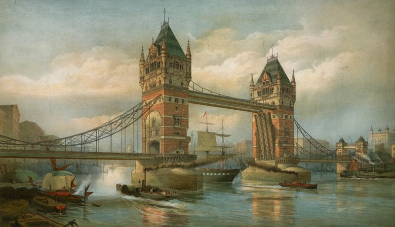 Tower Bridge, Londýn od English School