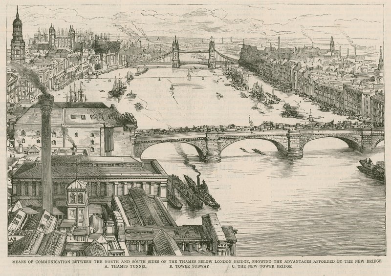 Tower Bridge, Londýn od English School