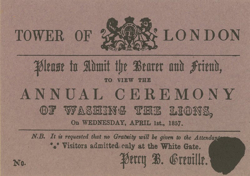Vstupenka Tower of London od English School