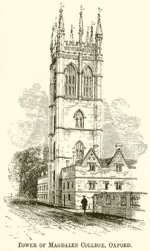 Tower of Magdalen College, Oxford od English School