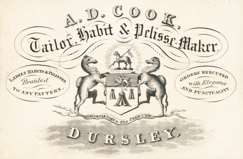 Obchodní karta, AD Cook od English School
