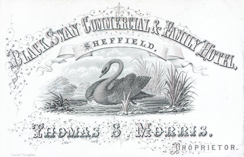 Obchodní karta, Black Swan Commercial & Family Hotel od English School