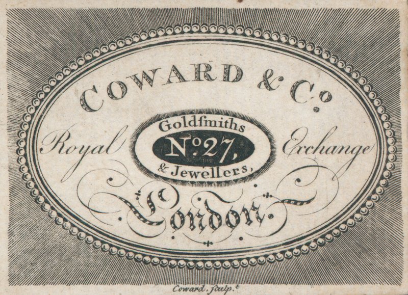 Trade card, Coward & Co od English School