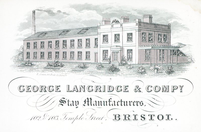 Vizitka, George Langridge & Company od English School