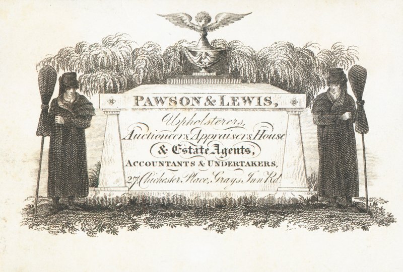 Obchodní karta, Pawson & Lewis od English School