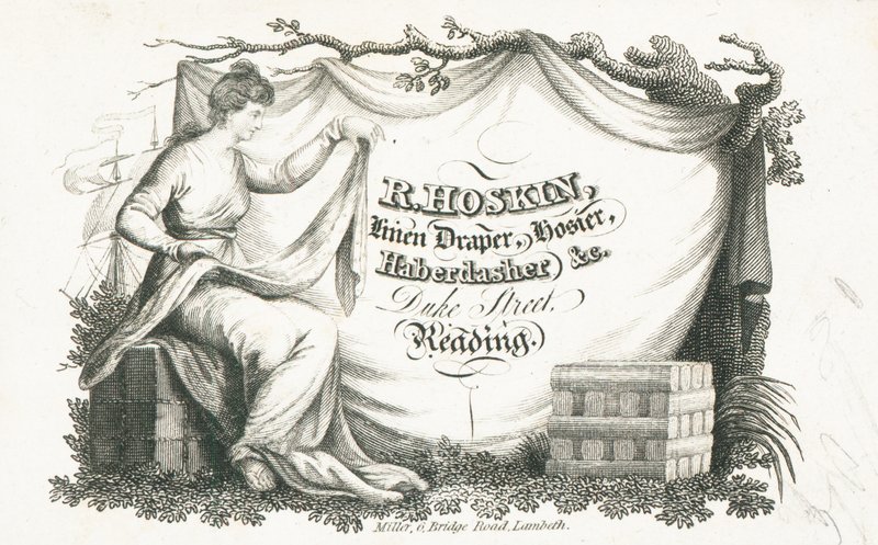 Obchodní karta, R Hoskin od English School