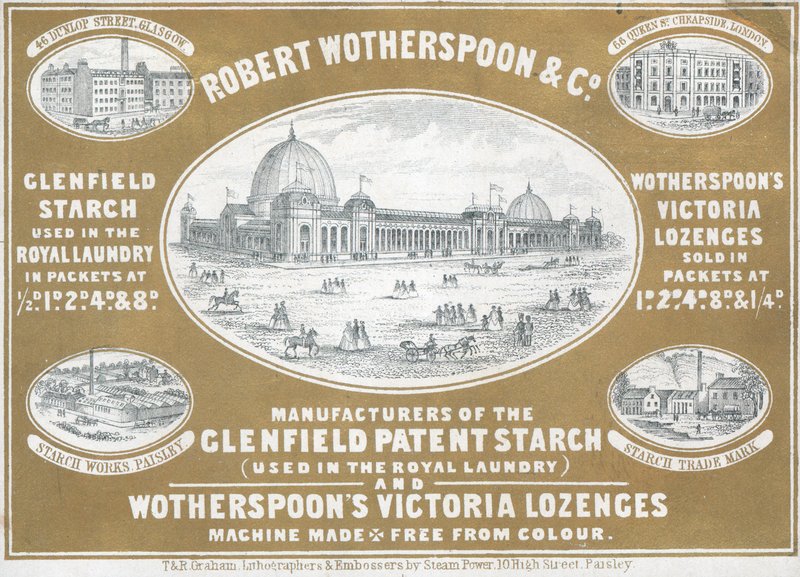 Obchodní karta, Robert Wotherspoon & Co od English School