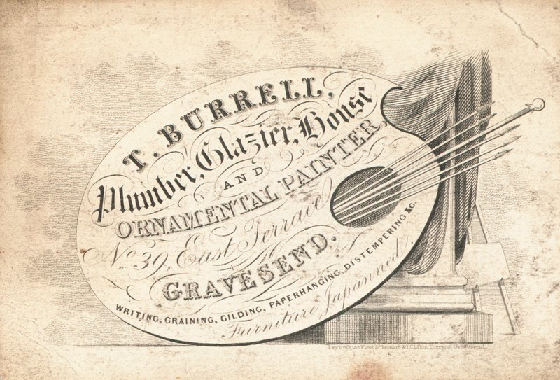 Obchodní karta, T Burrell od English School