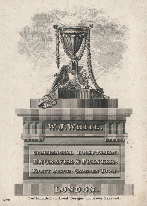 Obchodní karta, W J White od English School
